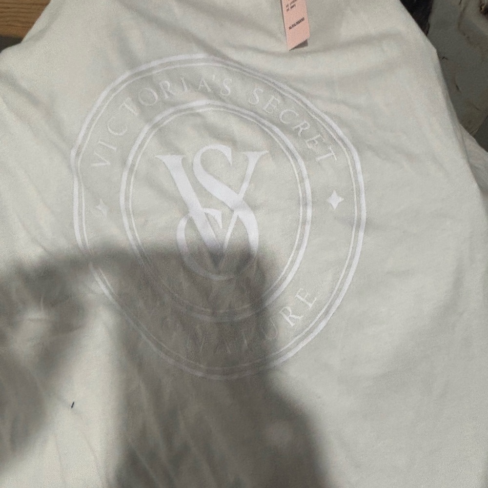 Victoria's Secret White Logo T-Shirt